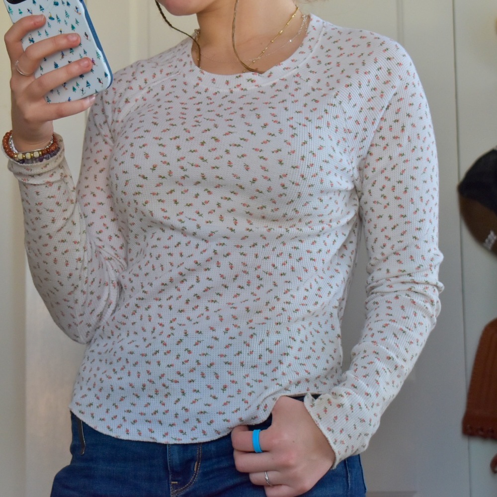 ⚡️ 3 for $15 ⚡️ Forever 21 waffle layering shirt